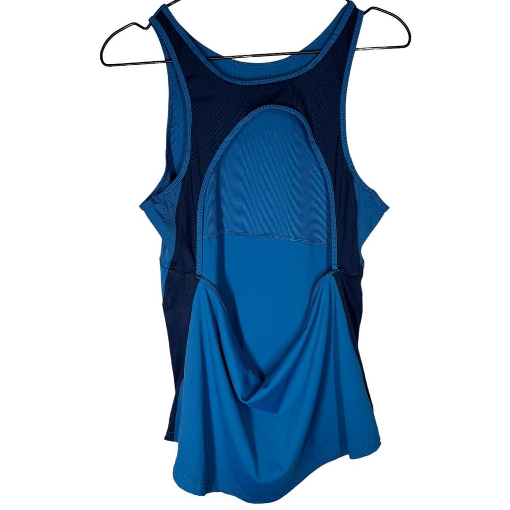 Nike‎ Yoga Dri-Fit Open Back Tank Top Blue XL - Picture 4 of 9